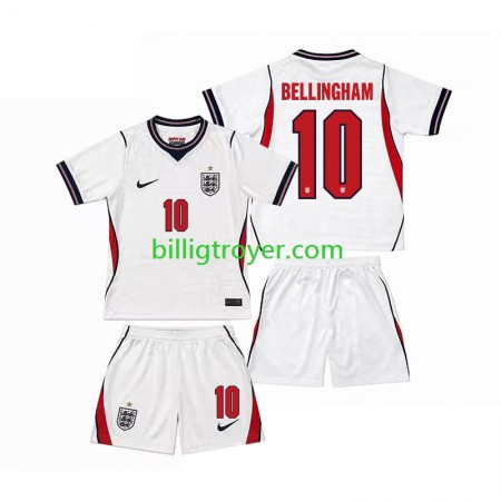 Billige Fotballdrakter England Jude Bellingham 10 Barn Hjemmedraktsett World Cup 2026 Kortermet
